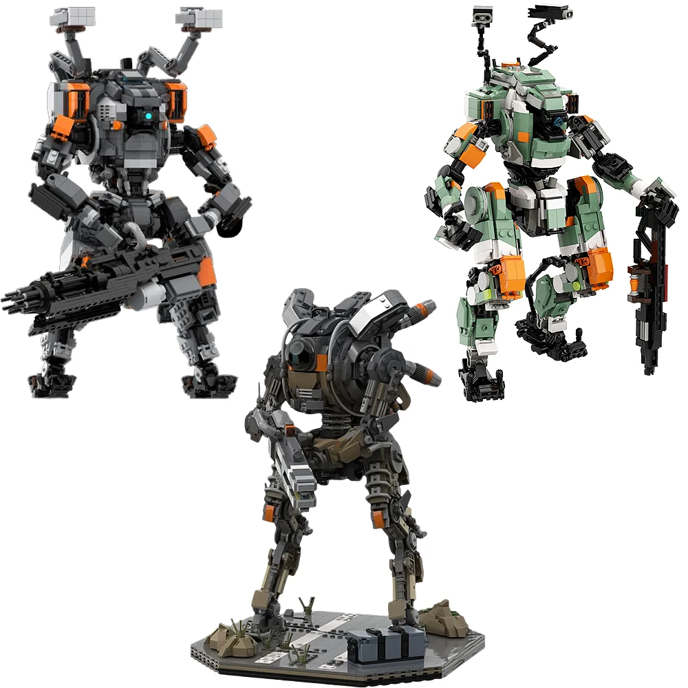 

MOC BT-7274 Vanguard-class Titan Bricks Game Titanfall 2 FS-1041 Titan Building Blocks NORTHSTAR Titan Bricks Toy Kids DIY Gift