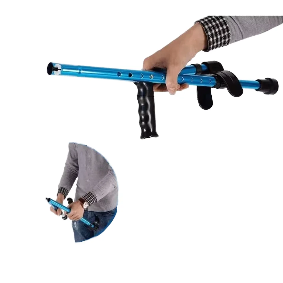 

Portable Foldable Telescopic Elbow Crutches Thickened Aluminum Alloy Rehab Targeted Disabled Armpit Cane Medical Portable Cane