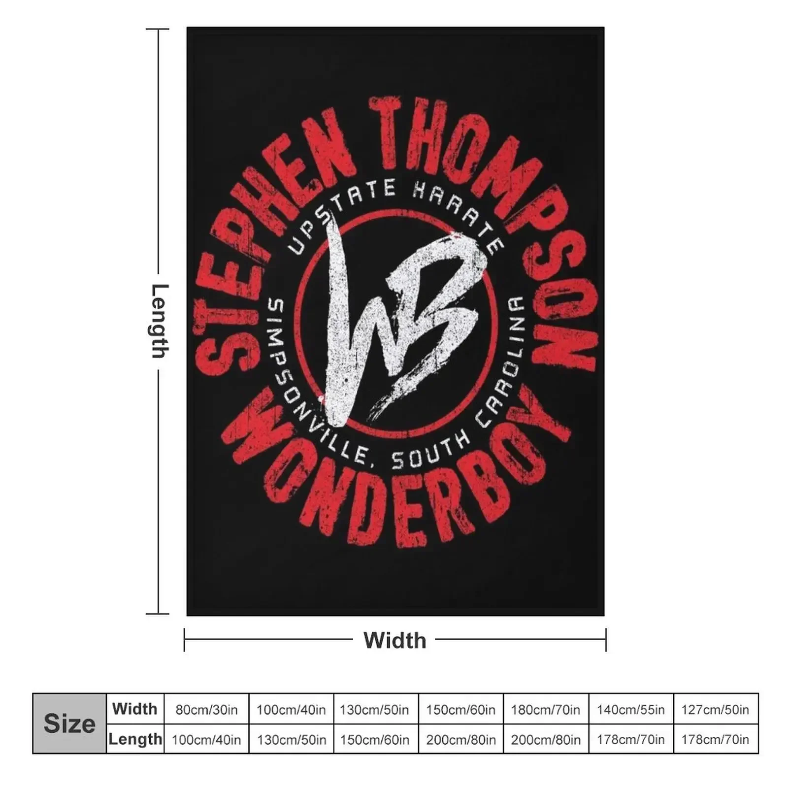 Stephen Wonderboy Thompson Throw Blanket couch cozy soft plush fuzzy picnic outdoor blanket