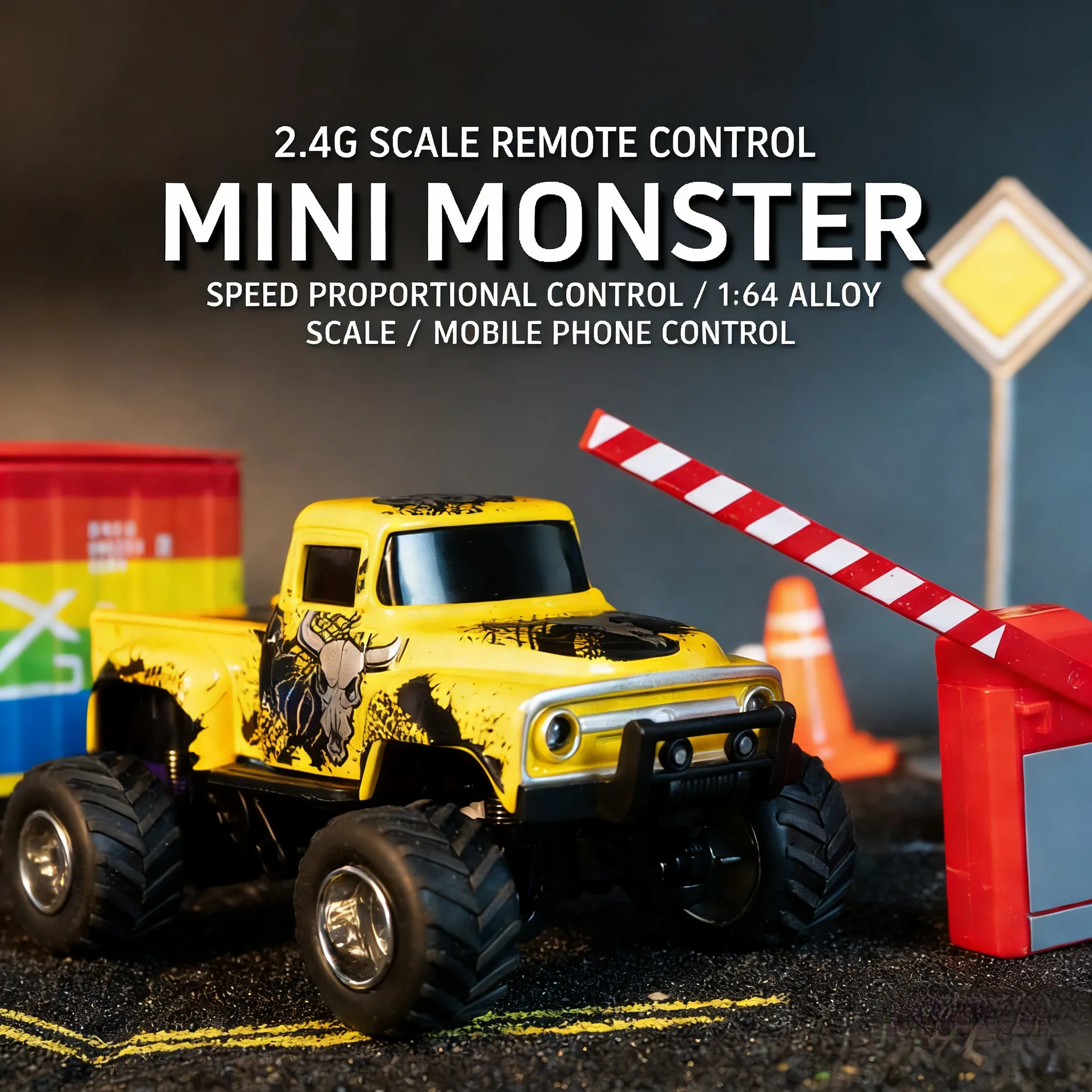 ミニリモコンカー コールドスプレー塗装 絵柄 男の子のおもちゃ