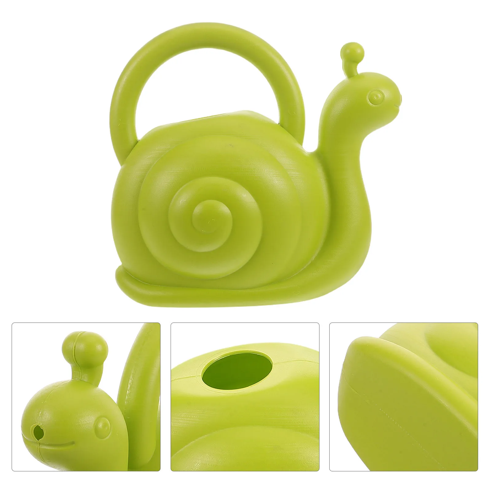 

Cute Snail Shaped Watering Can Bright Candy Colors Handheld Plastic Flower Garden Tool for Outdoor Beach Indoor Use