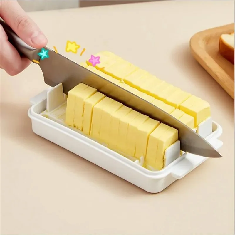 Cow Milker Butter Cutting Box Covered Butter Cutter Storage Storage Box Cheese Slicing Storage Box Butter Separadora  Box