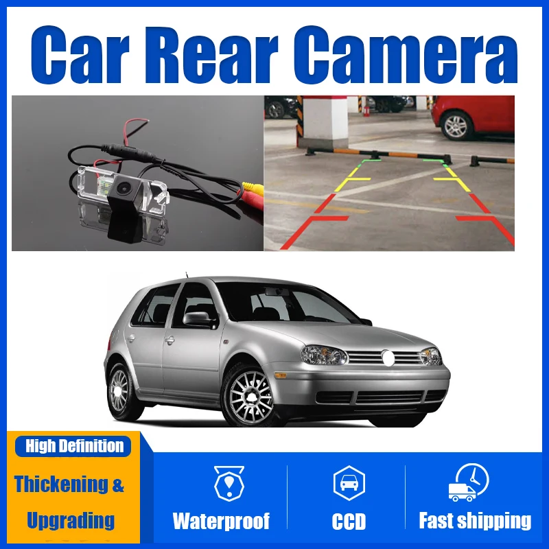 

Автомобильная камера заднего вида для Volkswagen для VW Golf 4 Golf 5 Golf 5 Golf CCD Full HD камера ночного видения резервная парковочная камера