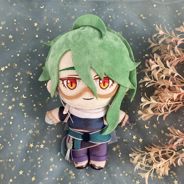 

20cm Genshin Impact Baizhu Kamisato Ayaka Mika Kirara Cosplay Plush Doll Toy Anime Character Cute Soft Stuffed Pillow Gift