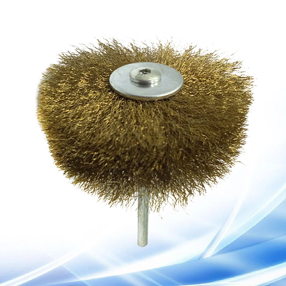 

Steel Wire Brush Abrasive Polishing Wheel Brush Durable Drill Accessory for Metal Surface Derusting Polishing Grinding Stripping