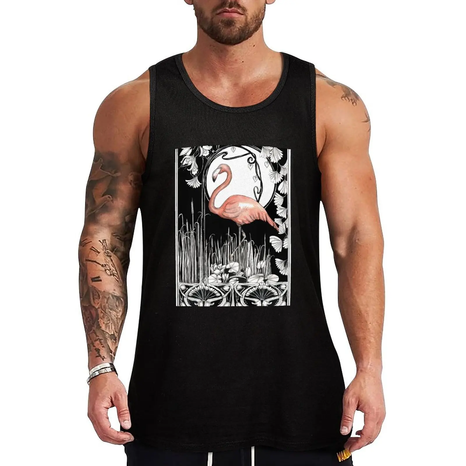 Flamingo nouveau Tank Top Classic Basic Tank Top Regular Fit Casual Sleeveless