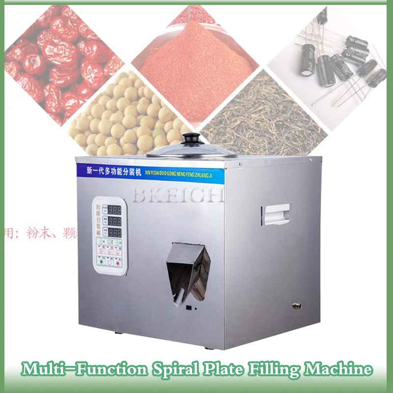 

Small Desktop Powder Spice Weighing And Filling Machine Semi-Automatic Spiral Hardware Quantitative Packaging Machine