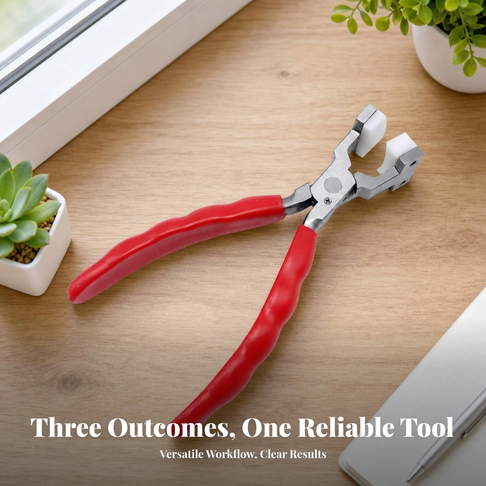 Jewelry Repair Pliers Easy to Use Jewelry Shaping Plier with Safeguarding Jaw Pads Wire Forming Plier with Nylon Grips Comfort - view 5