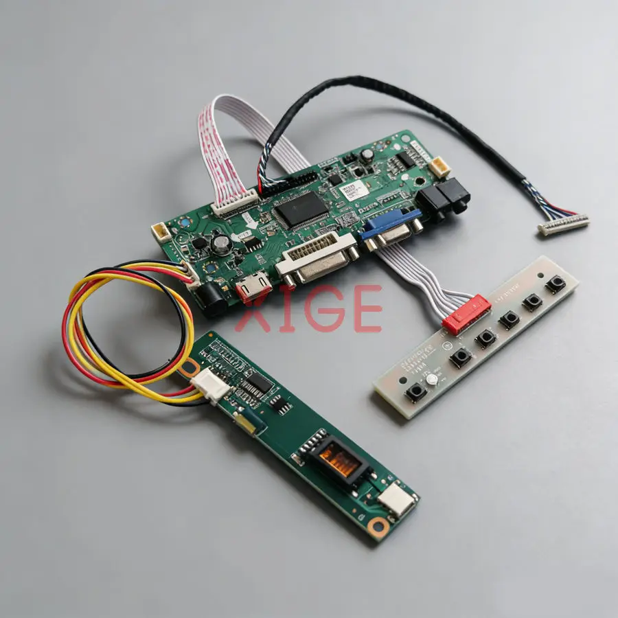 

LCD Display Drive Controller Board Fit LTN141X8 LTN141XF LTN141XC LTN141X7 HDMI+DVI+VGA 1024x768 1-CCFL 1024*768 20 Pin LVDS Kit