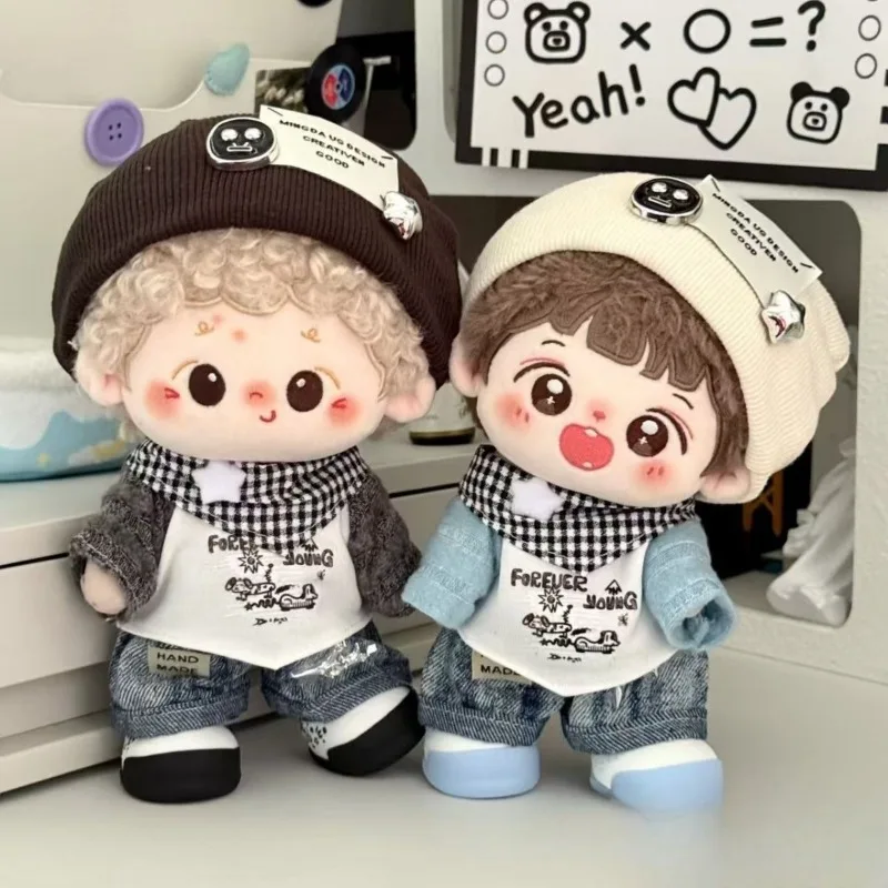 

Сменный комплект одежды для куклы из хлопка 20 см.