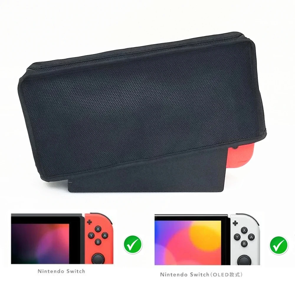 Switch OLED Dustproof Case Mesh Stopper Console Dock Dust Filiter Cover Sleeve Net Compatible Nintendo Switch Game Accessories