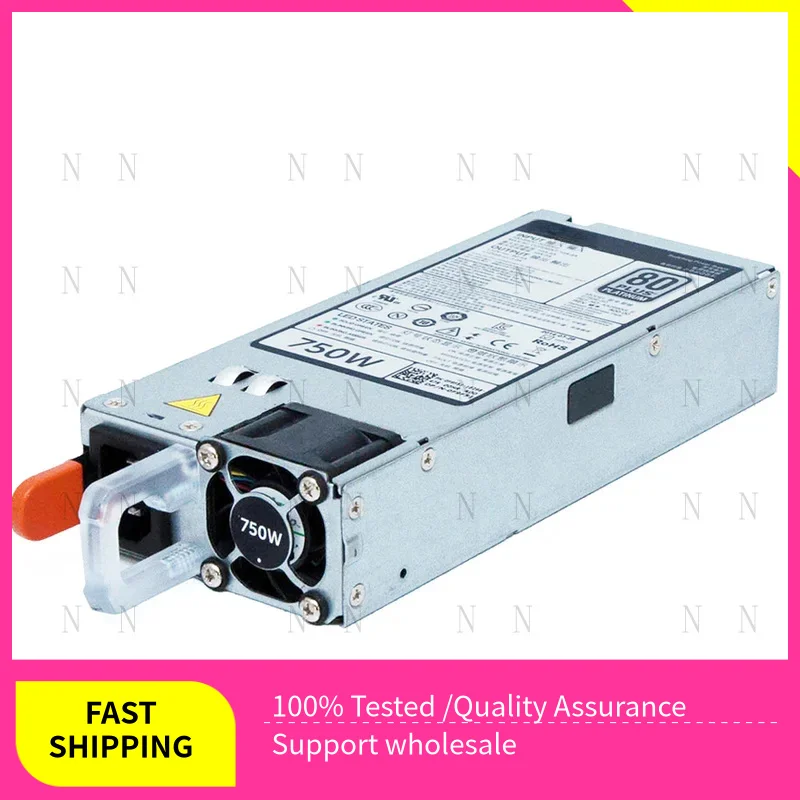 

XQ для Dell PowerEdge R520 R620 R720 R720XD E750E-SO Блок питания 750 Вт F9F51 0F9F51