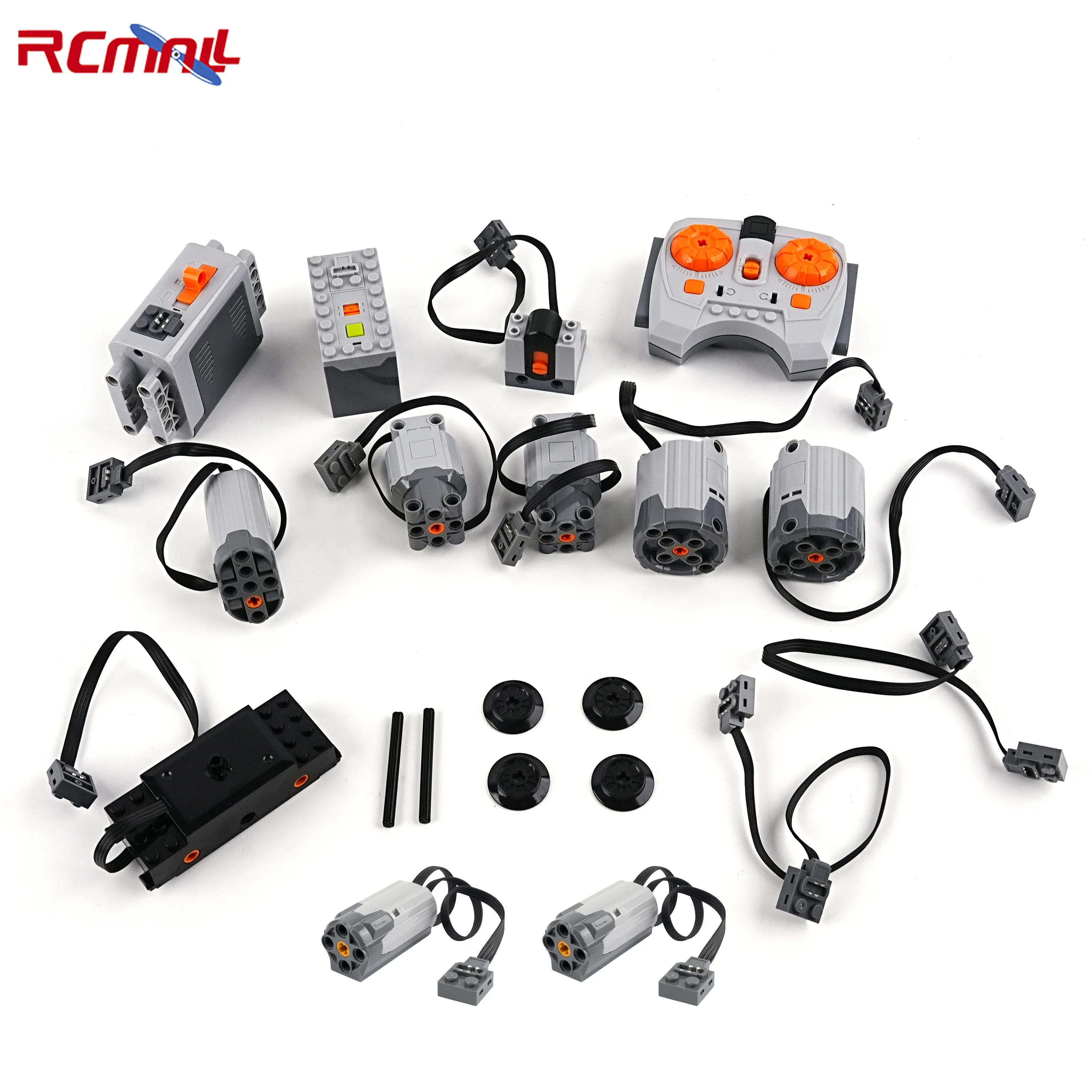 

MOC Power Functions Parts Building Blocks Train Track Motor Battery Box Infrared Speed Remote Control Receiver for Legoeds