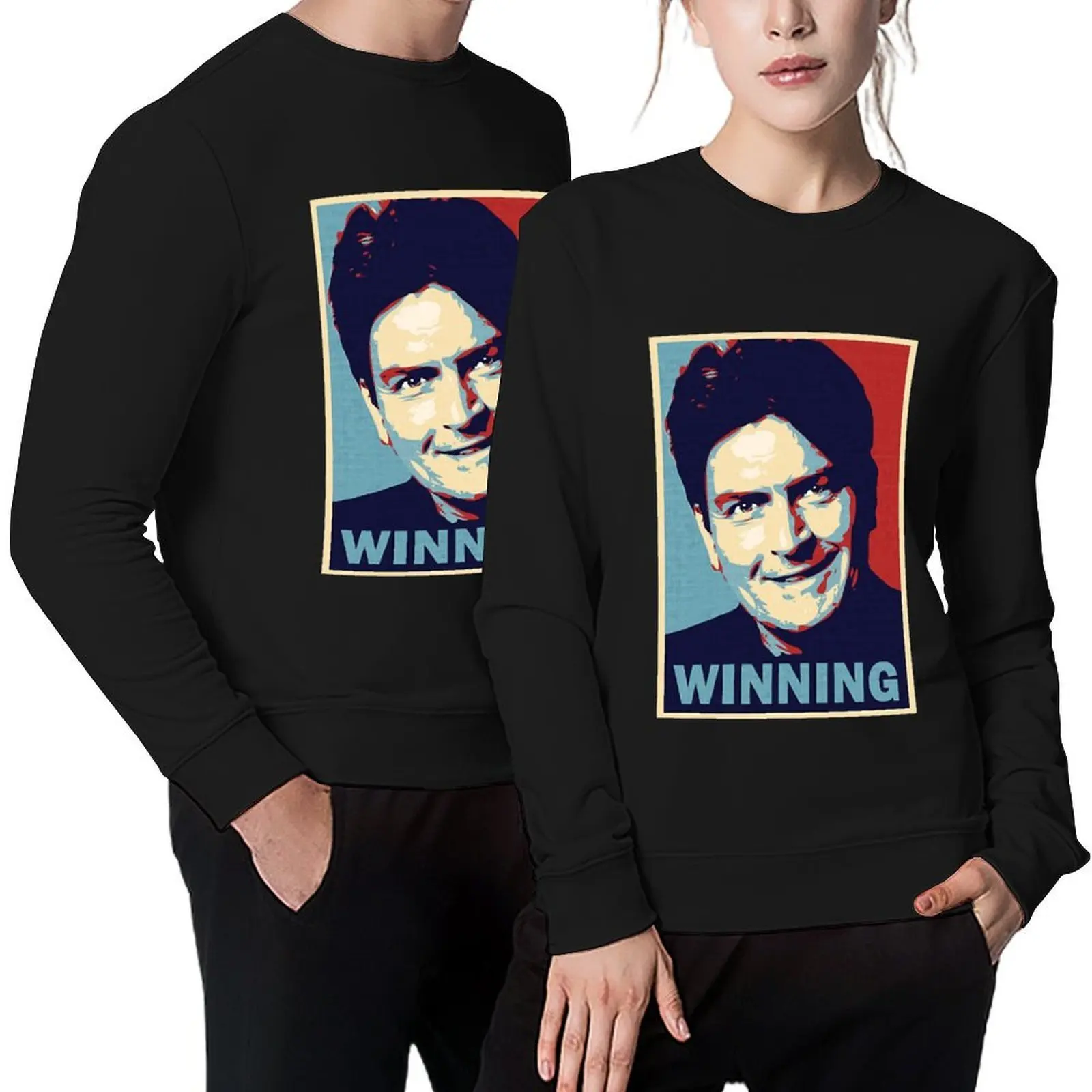 

Winning, by Charlie Sheen Pullover autumn jacket men blouse men clothes male clothes new sweatshirt