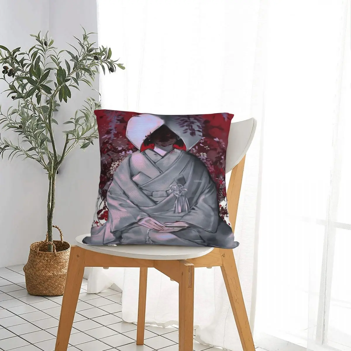 Silent Hill F Square Pillow Case Horro Video Game Cushion Cover Funny Polyester Decorative Pillowcase for Sofa 18