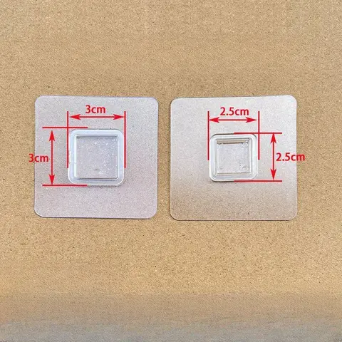 방수 방습 액세서리 비 마킹 고정 사각형 접착제 패스너, 비누 상자 패치 보관 랙, 접착제 패스너