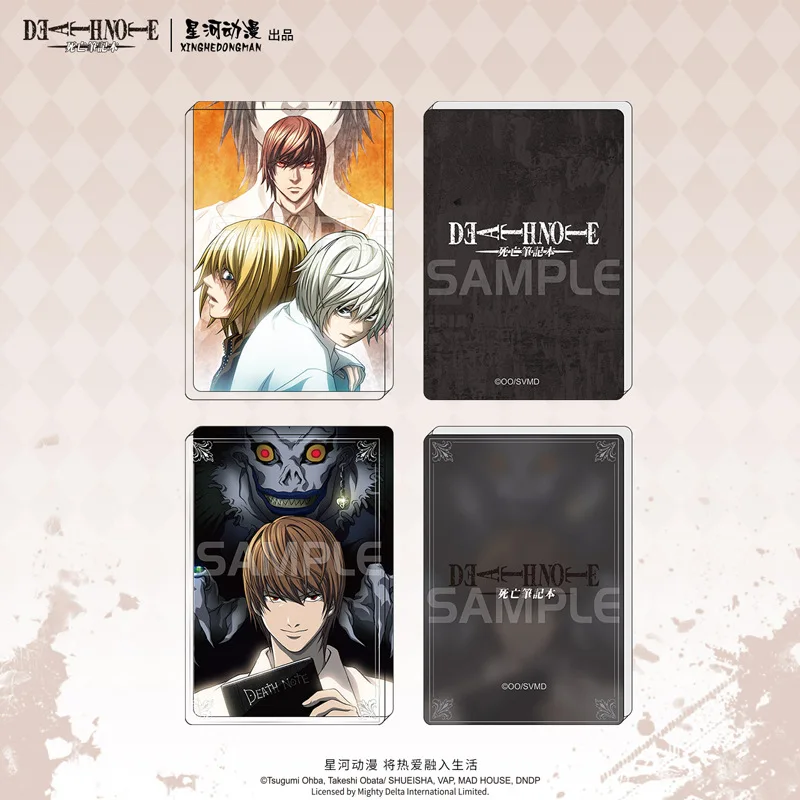 Death Note L Lawliet Light Yagami Ryuk Mello Near China Official Authorization Combination Series Acrylic Block