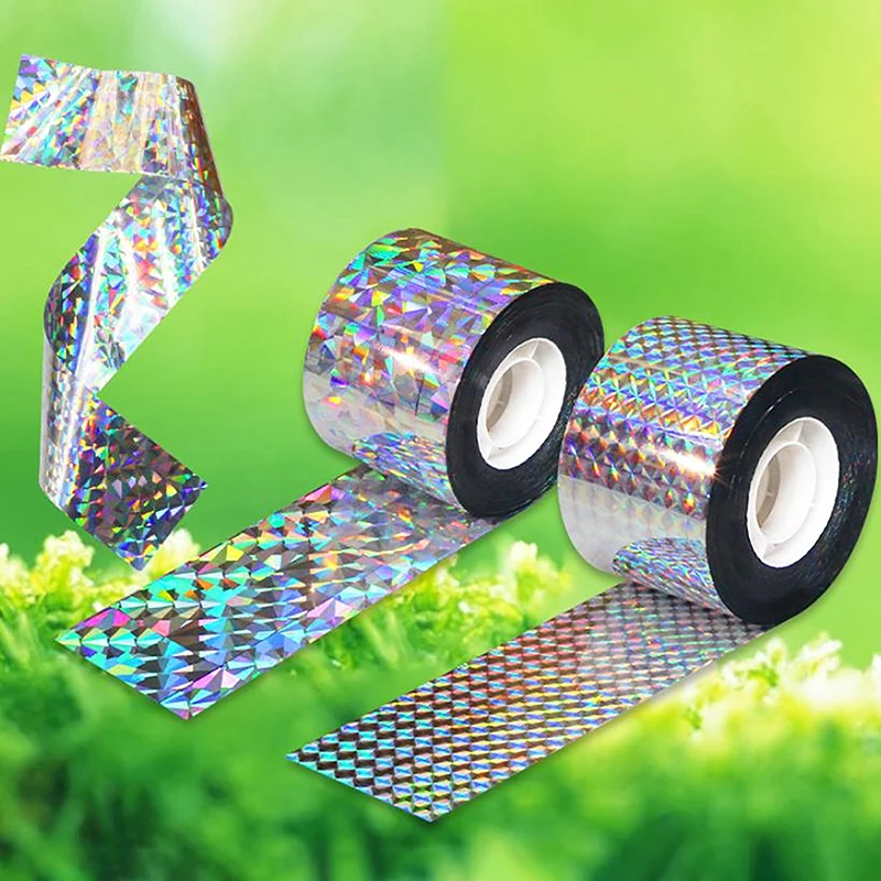 

Bird Scare Tape Anti Bird Tape Flashing Reflective Bird Repellent Scare Tape Pigeons Crow Keep Away Bird Repeller Ribbon
