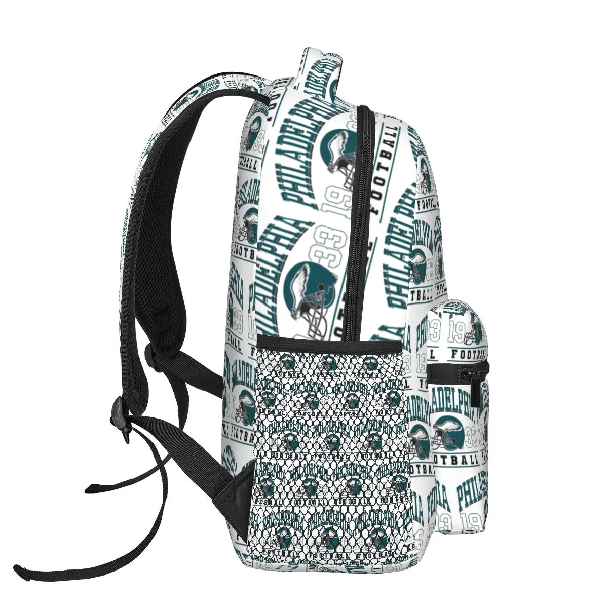 ยอดนิยม,Eagles-ฟิลาเดลเฟียกระเป๋าเป้สะพายหลังชายหญิง Bookbag นักเรียนโรงเรียนกระเป๋าแล็ปท็อป Rucksack กระเป๋าสะพายขนาดใหญ่ความจุ