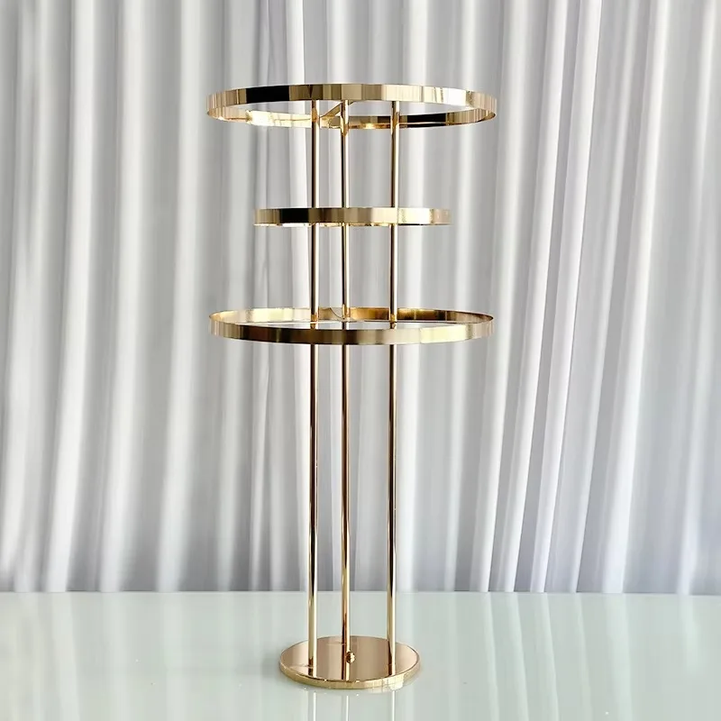 New modern high-quality detachable metal wedding flower stand table ornament display stand, suitable for event party decoration