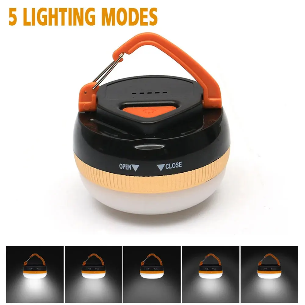 10W LED Portable Camping Light Built-in 1800mAh Battery USB Rechargeable Tent Lantern Outdoor Hiking Night Hanging Camping Lamp