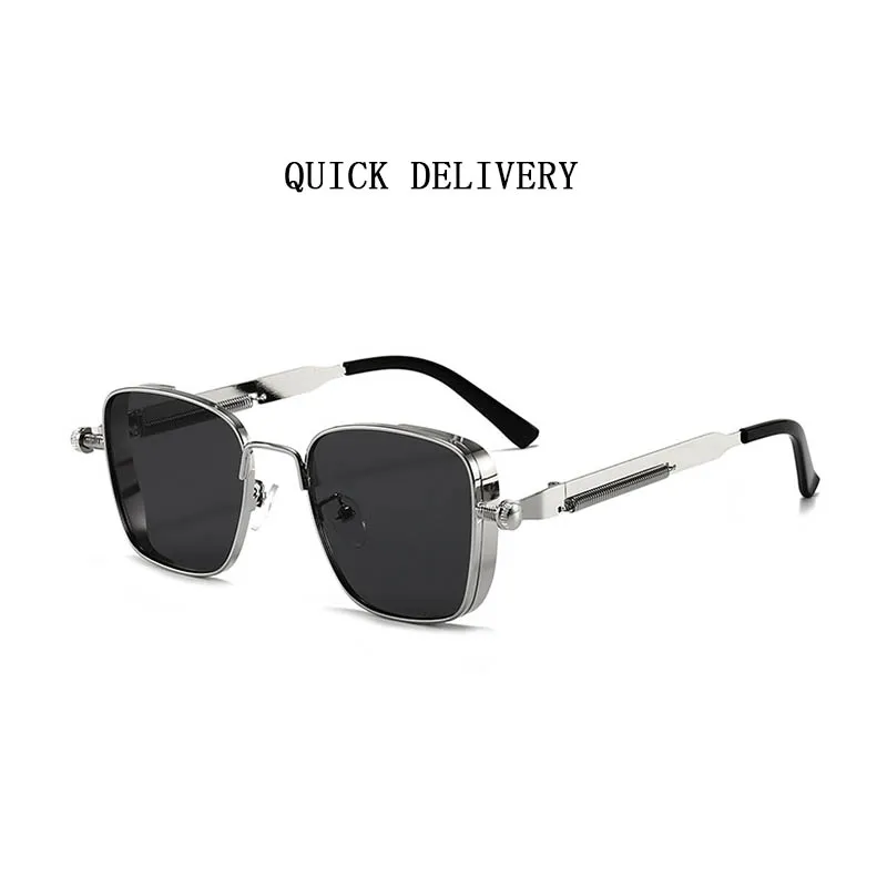 Steampunk Fashion Sunglasses Oculos Trending Glasses Vintage Lentes Punk Designer Sunglasses For Men Gafas Lunette Dropshipping