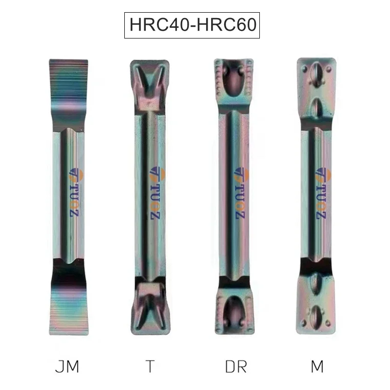 Carbide Grooving Inserts Aço Endurecido Lâmina com Fenda Lathe Cutter Tool Mgmn 150 200 300 400 500 -m -t -dr -jm 1.5 mm mm Milímetros Milímetros Milímetros