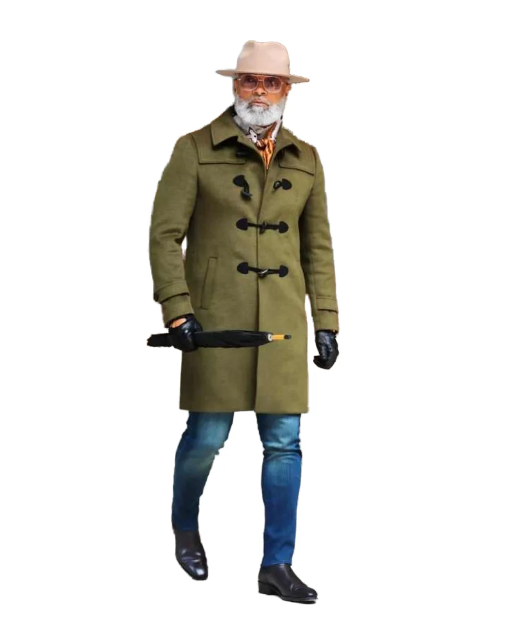 Cappotto da uomo classico in misto lana 1 pezzo bottoni in corno cappotto ampio autunno inverno caldo streetwear causale quotidiano personalizzato