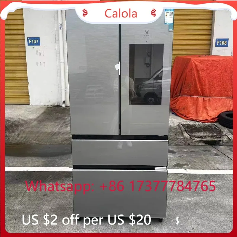 520L Large Capacity Smart Fridge | 4-Door, 220V, Auto Door, Touchscreen & Music Function