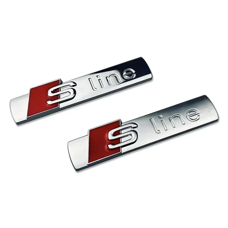 لأودي 7.2 سنتيمتر سيارة معدنية شارة تجديد شعار Sline A6 A3 A4 A5 A8 S3 S4 S5 S6 S7 S8 SQ5 SQ7 Q5 Q7 Q8 RS3 RS4 RS5 ثلاثية الأبعاد ملصق #6