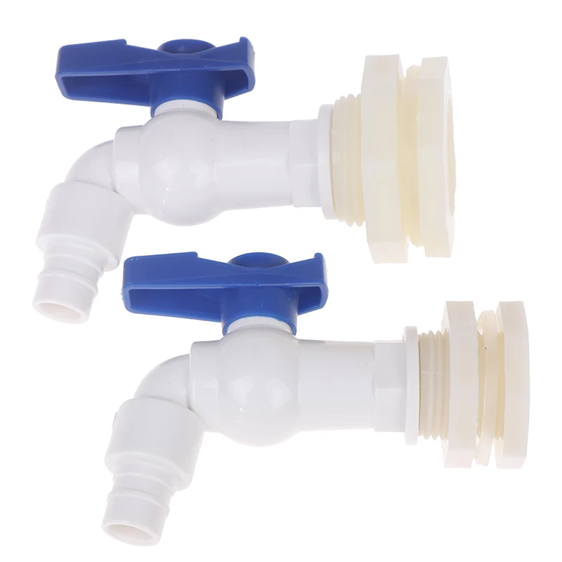 .1/2Inch Replacement Barrel Water Butt Tap Rain Barrel Water Tank Plastic Faucet Garden Water Barrel Water Tank Spout Valve Blue