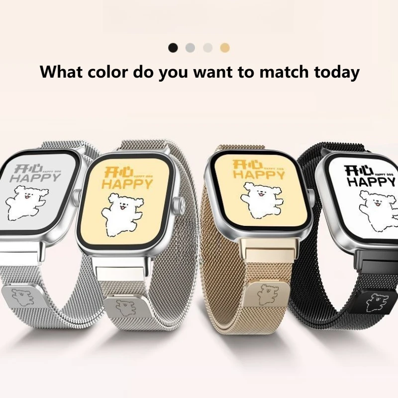 

Milanese Metal Magnetic Wristband for Xiaomi Mi Band 10 9 8 NFC, 5ATM Waterproof Breathable Sport Strap with Adjustable Fit