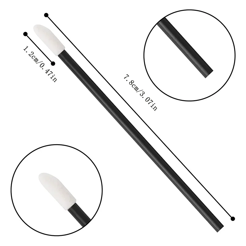 Cepillos desechables para pestañas al por mayor, 50/100 unidades, aplicadores de rímel, varitas para ojos y labios, cepillos cosméticos, herramientas de extensión y maquillaje.