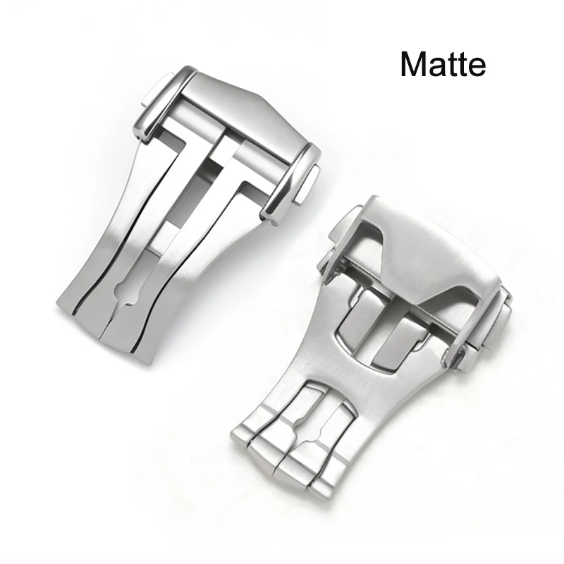 304 Stainless Steel Watch Clasp Deployment Buckle for Omega 14mm 16mm 18mm 20mm 22mm Folding Buckle Men Women Watch Accessories view 6