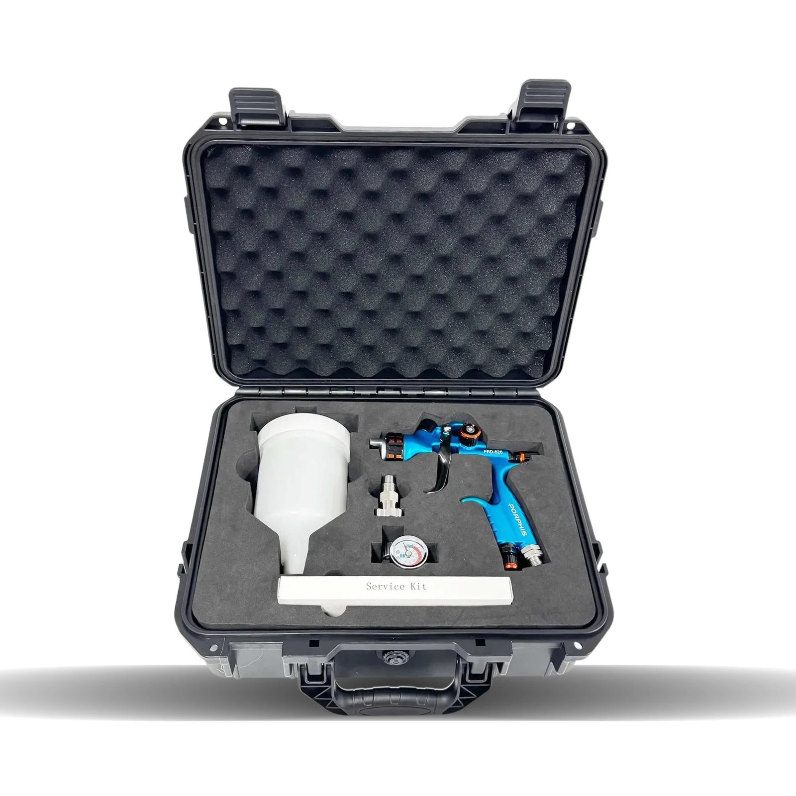 Original PORPHIS PRD-62 Spray Gun Kit with Premium Case for PRD-627 or PRD-626 or PRD-625 for Auto Body, Furniture Metal Coating