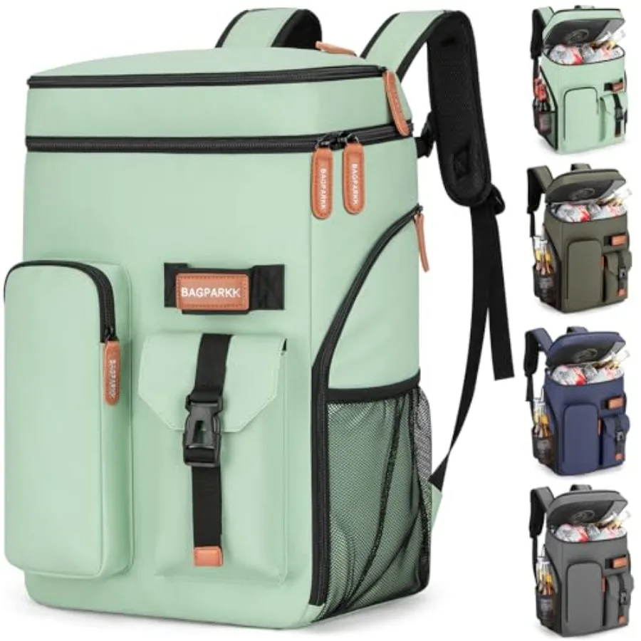 

Термосумка-рюкзак на 33/45 банок, многофункциональная двухслойная герметичная сумка-холодильник с нагрудным ремнем, большая вместимость, легкий вес