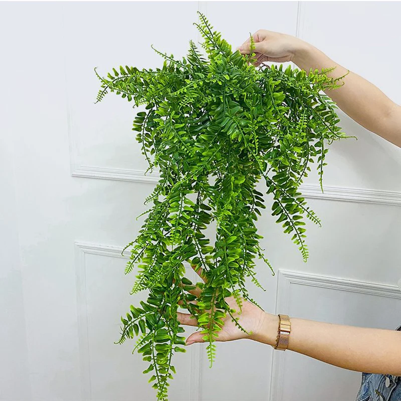 Plantas artificiales de vid persa para colgar en la pared, hojas de ratán, ramas de jardín, accesorios para el hogar al aire libre, decoración de