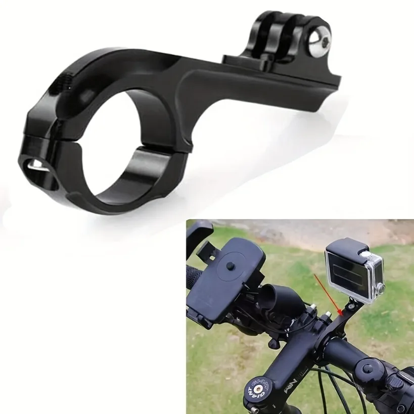 

Universal Aluminum Alloy Bike Mount for GoPro Hero 11 10 9 8 7 6 5, SJCAM AKASO Action Camera Bicycle Handlebar Accessories