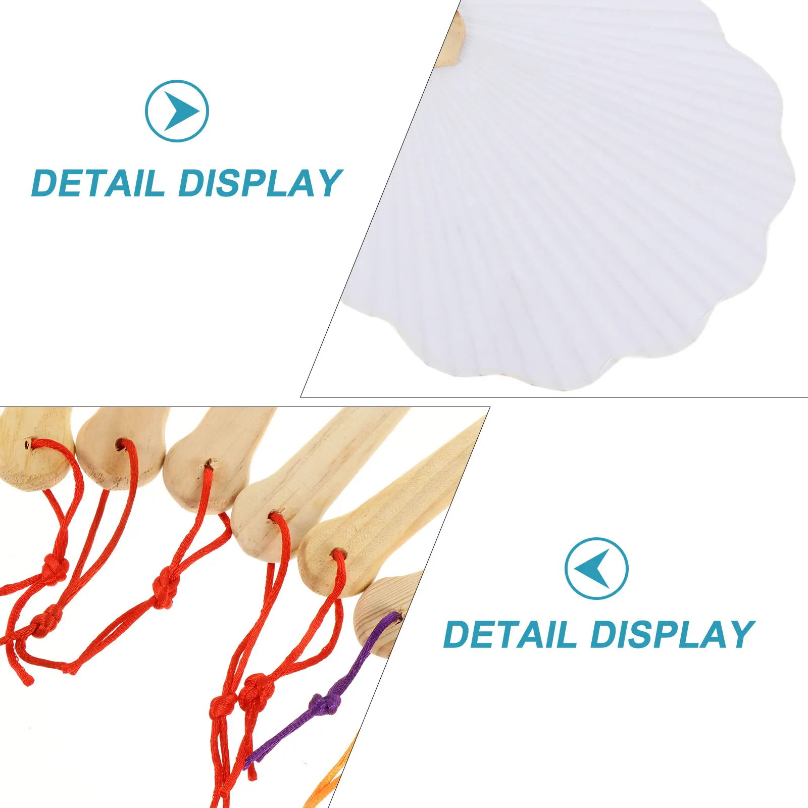

8pcs DIY Fan Diy Painting H Fan Blank Paper Fans Kids Graffiti Toy Kids Drawing Graffiti Toy Japanese Decor Craft