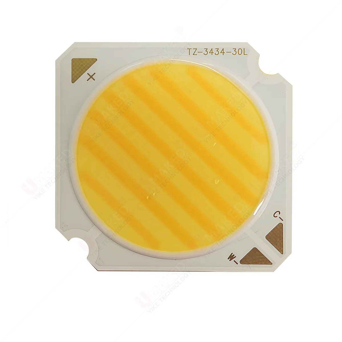 

2pcs 34x34mm LED downlight source 60W+60W Chip COB Beads 2700+8500K White aluminum PCB plate COB diy bulb indoor tracking lamp