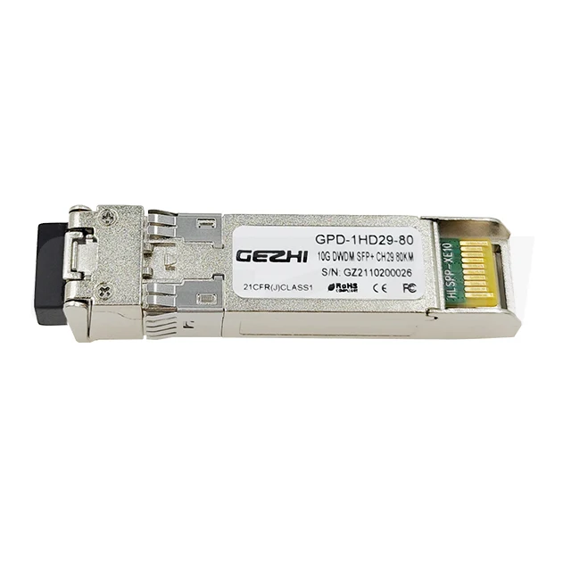 Высококачественный модуль приемопередатчика SFP+, 80 км, 10 г, DWDM SFP+, модуль приемопередатчика, совместимость XFP MSA