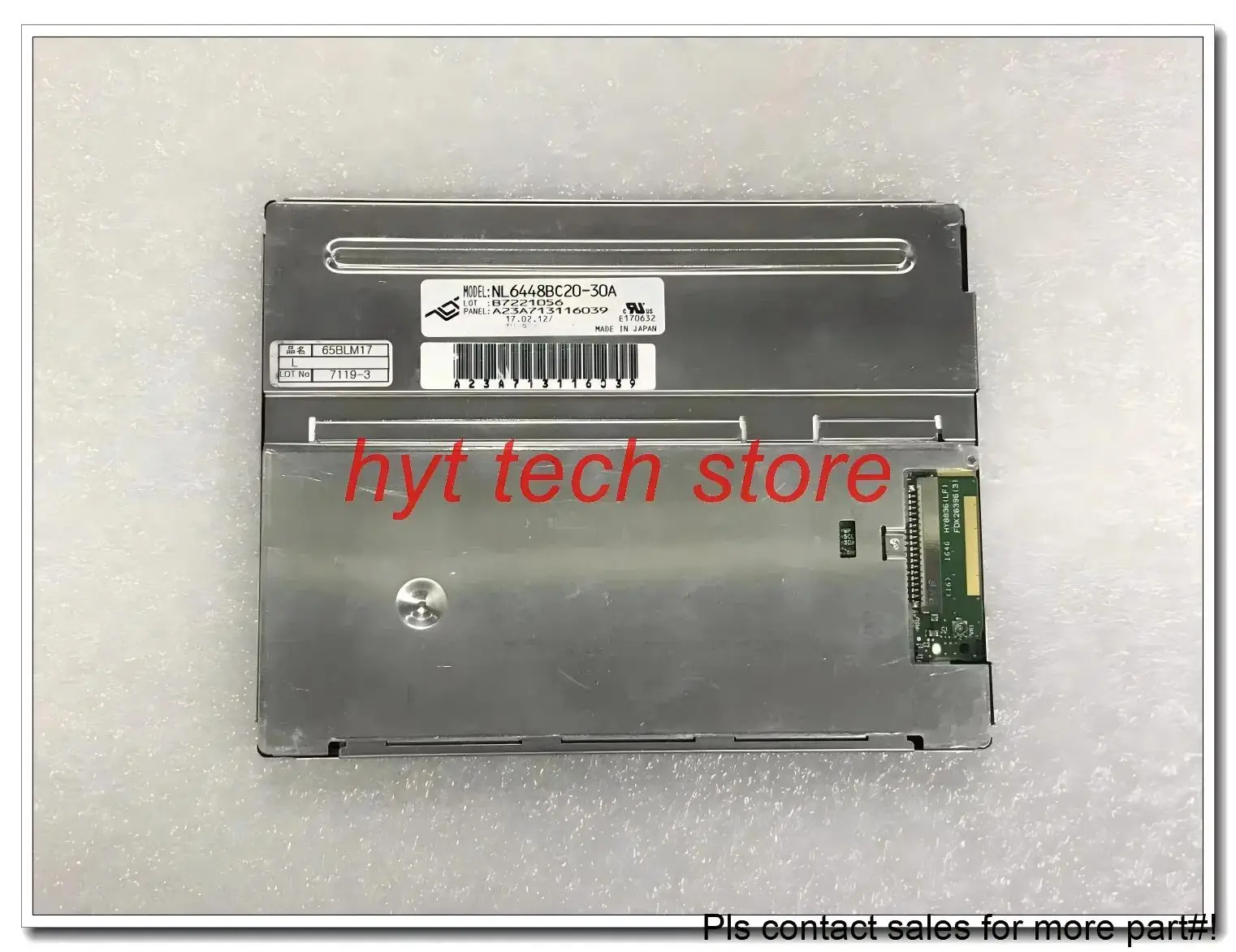 NL6448BC20-30 NL6448BC20-30A NL6448BC20-30D 6.5 นิ้วอุตสาหกรรมจอ LCD,640*480,ต้นฉบับในสต็อก