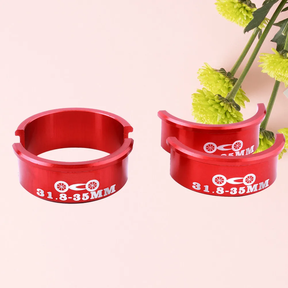 

Комплект из 4 прецизионных переходных втулок для руля (31,8 мм на 35 мм), алюминиевые адаптеры для удлинения выноса руля велосипеда