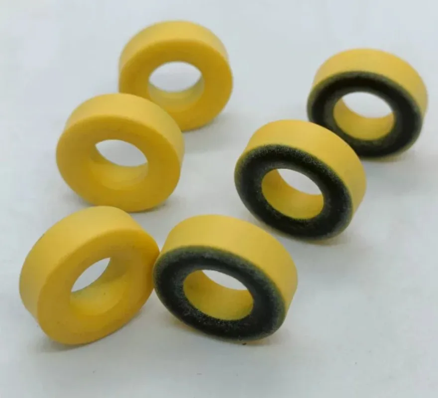 10Pcs T25-6 RF Toroidal Iron Powder Core High Frequency Magnetic Ring for Inductor Transformer