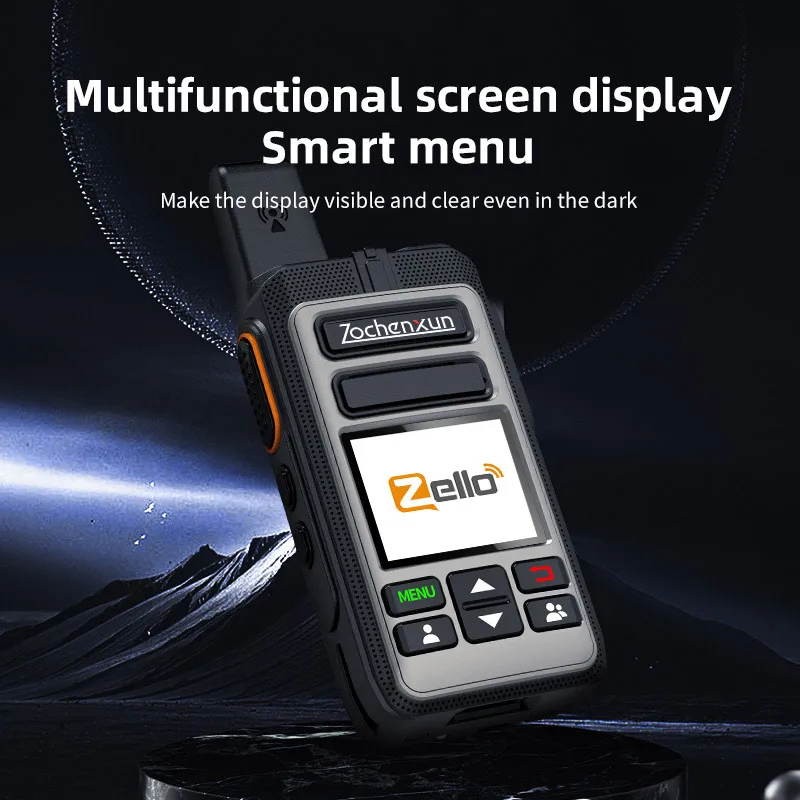 G710 Zello Walkie Talkie 4g Radio With Sim Card Blue tooth Long Range Two Way Radio Walkie Talkie Profesional Powerful