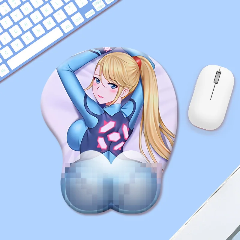 Anime Silicone Wrist/Mouse Pad Beauty Buttocks Anti-slip Pad Two-dimensional Abstinence Wrist Mouse Mat