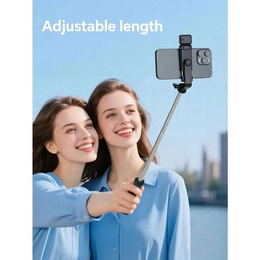 

Tangle-Free Live Streaming Equipment & Accessories Scalable Phone Selfie Stick With Built-In Fill Light Telescopic Phone Selfie Stick With Built-In Light Professional Live Streaming Tripod Wireless Remote 360° Rotating Smartphone Tripod For Hiking/Travel/