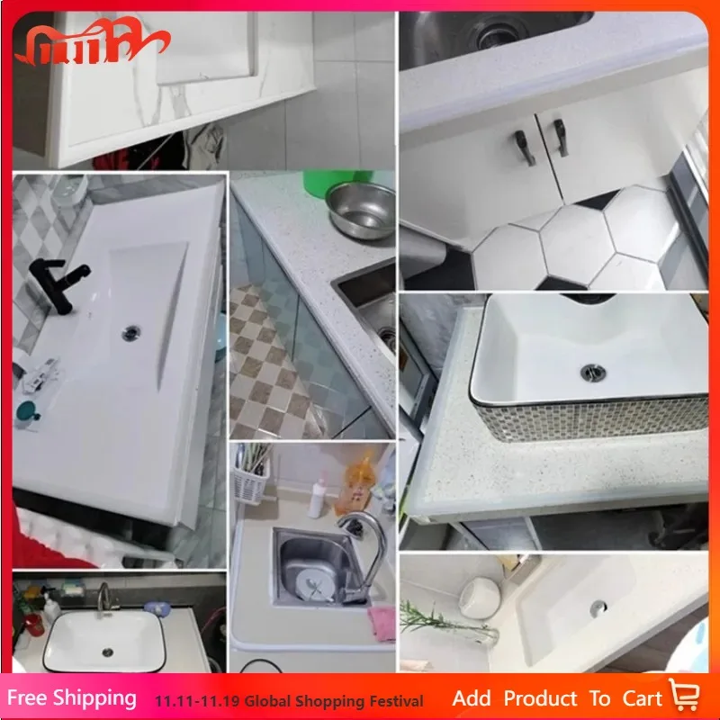 

Kitchen Water Retaining Strip Silicone Self-adhesive Door Seal Retaining Strip Separation Shower Dam Barrier Bathroom Accessory