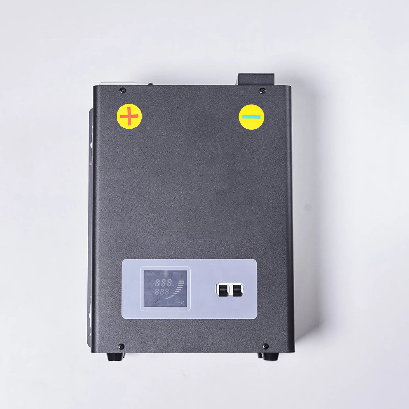 

4 Sheets Polarity Stickers Self Adhesive Waterproof Durable Label Decals for Electrical Machines Machinery