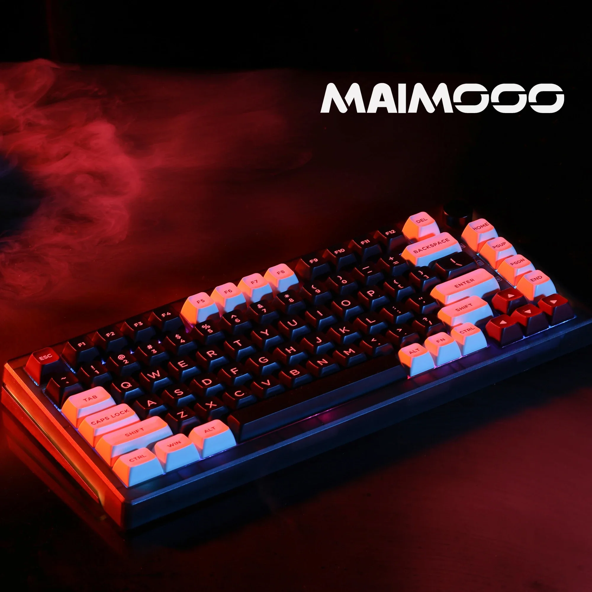 MAIMOOO Mlk75 Mechanical Keyboard 75% Layout 82 Keys 2.4G Bluetooth Wireless Hot-Swappable South Facing Light Gasket Keyboard